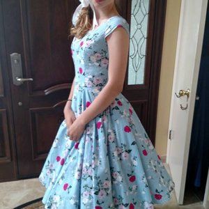 Young Girl's Spring Dress - Size 2 - Floral